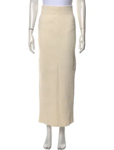 Pre-owned Totême Long Skirt In Neutrals