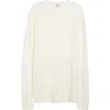 Totême Toteme Long Sleeve Knit T-shirt In White