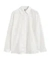 Totême Layered Ramie Voile Shirt In Neutral