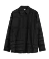 Totême Toteme Shirt With Monogram In Black