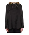 Totême Long Sleeve Shirt In Black