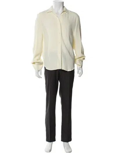 Pre-owned Totême Long Sleeve Shirt In Yellow