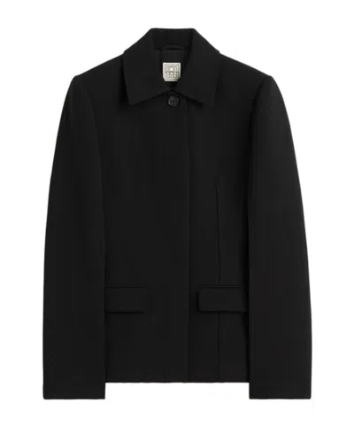 Totême Pocket Single-breasted Jacket In Black