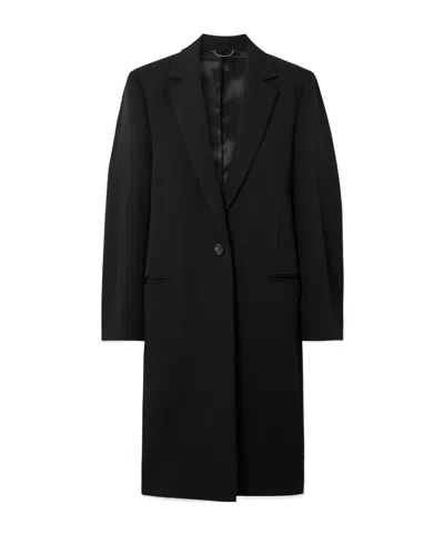 Totême Long-sleeved Coat In Black