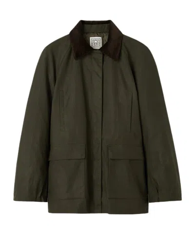 Totême Long-sleeved Jacket In Brown