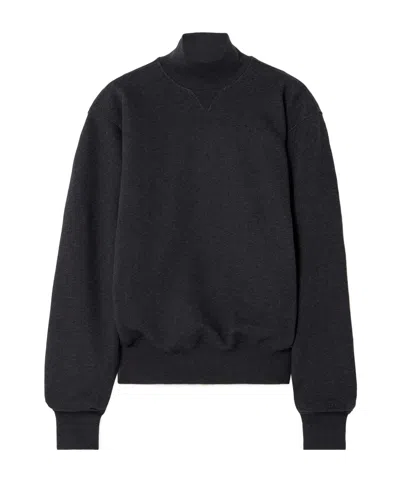 Totême Long-sleeved Sweater In Black