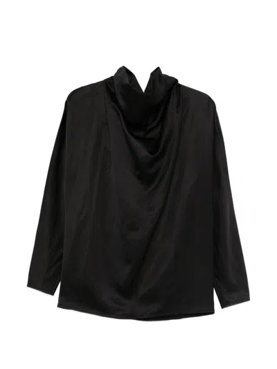 Totême Toteme Long-sleeves Blouse In Black
