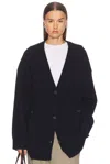 Totême Longline Cardigan In Blue