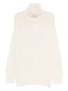 Totême Longline Turtleneck Turtleneck In White