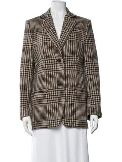 Pre-owned Totême Longline Wool Blazer In Neutrals