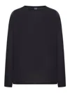 Totême Longline Wool Blend Sweater In Multi