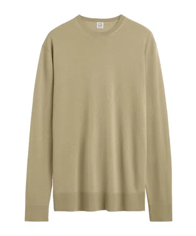 Totême Long-sleeve Sweater In Neutral