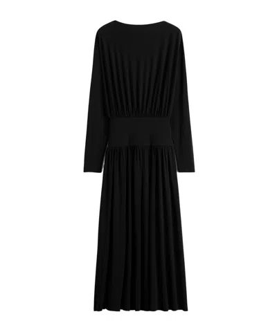 Totême Long-sleeved Dress In Black