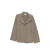 Totême Oversized Cotton-blend Jacket In Brown