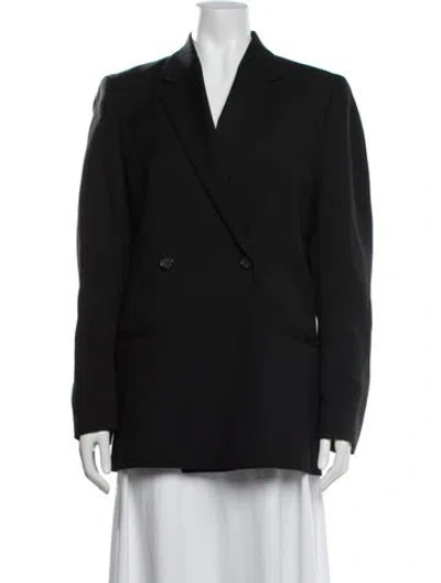 Pre-owned Totême Loreo Wool Blazer In Black