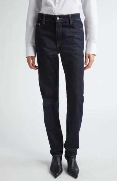 Totême Toteme Low Rise Organic Cotton Tapered Straight Leg Jeans