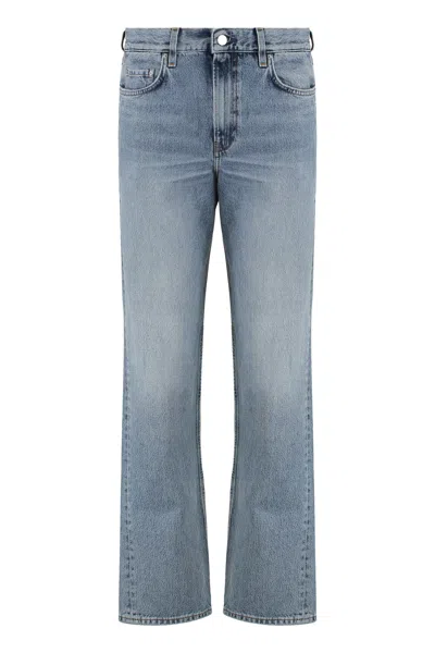 Totême Low Straight Jeans In Multi