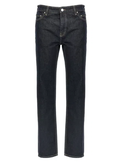 Totême Toteme Low Straight Denim Trousers In Black