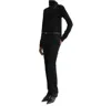 Totême Low Waist Slim Trousers In Black In Black