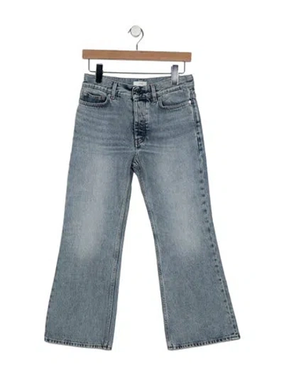 Pre-owned Totême Low-rise Wide Leg Jeans In Blue