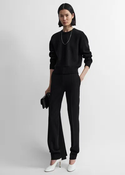 Totême Low-waist Slim Trousers Black