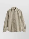 Totême Toteme Chemise En Daim Doux Desert