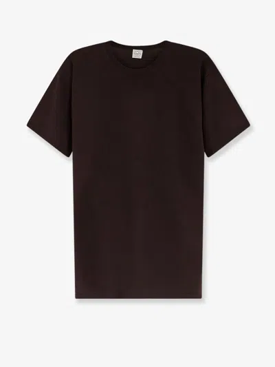 Totême Lyocell And Cashmere Sweater In Brown