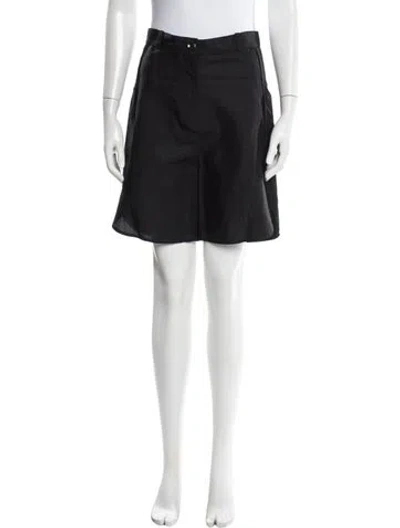 Pre-owned Totême Lyocell Linen Wrap Slits Shorts Knee-length Shorts In Gray