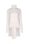Totême Toteme Dpublw Sleeve Turtleneck Clothing In White