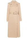 Totême Toteme Main Cotton Long Trench Coat