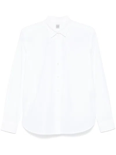 Totême Toteme Main Cotton Shirt In Gold