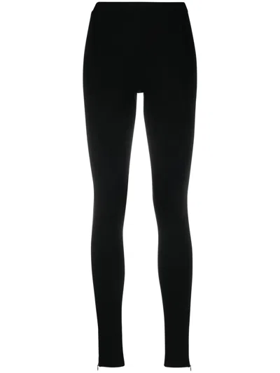 Totême Toteme Main Zipped Leggings In Black