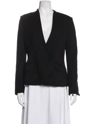 Pre-owned Totême Masella Nylon Blazer In Black
