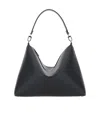 Totême Medium-sized Zippered Shoulder Bag In Black