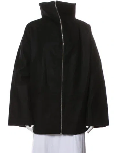 Pre-owned Totême Menfi Wool Wool Jacket W/ Tags In Black