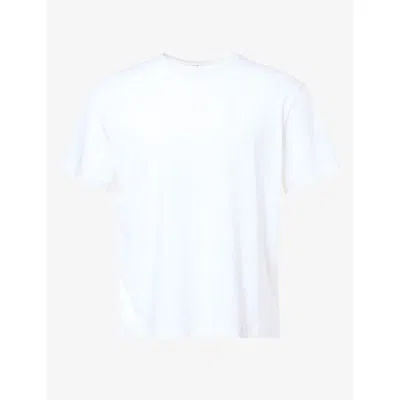 Totême Mens Toteme Classic Cotton And Cashmere-blend T-shirt In White