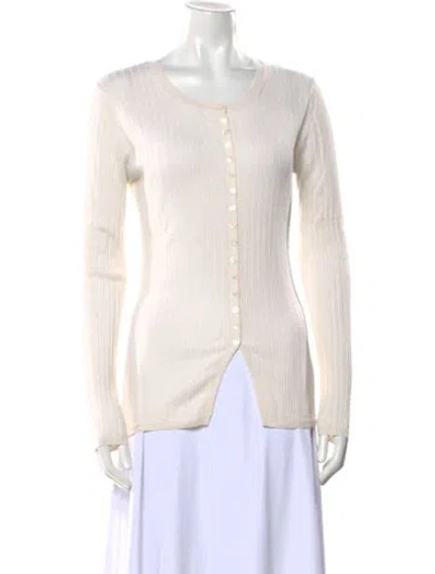 Pre-owned Totême Mercerized Merino Wool Sweater In Neutral