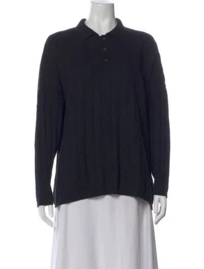 Pre-owned Totême Merino Wool Sweater In Black