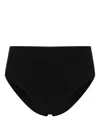 Totême Mid-rise Bikini Bottoms In Schwarz