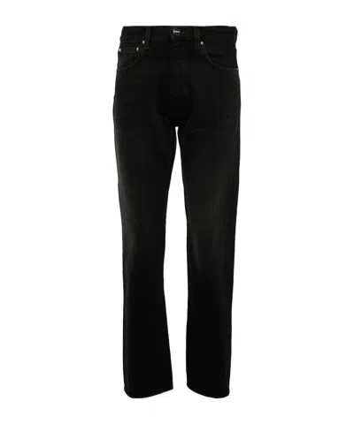 Totême Mid-rise Cropped Jeans In Black