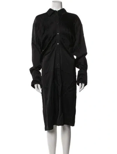Pre-owned Totême Midi Length Dress In Black