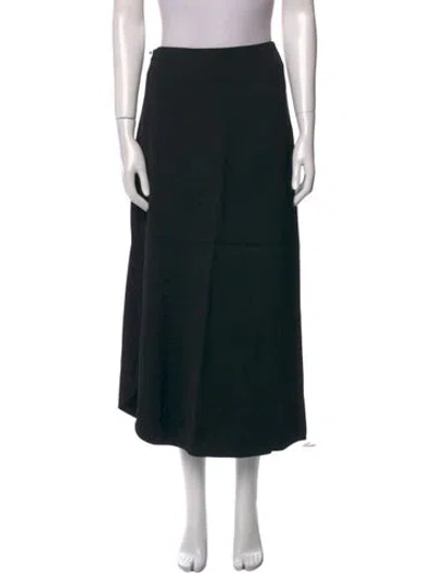 Pre-owned Totême Midi Length Skirt In Black