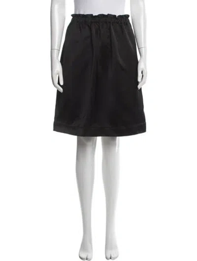 Pre-owned Totême Midi Length Skirt In Black