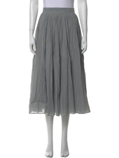 Pre-owned Totême Midi Length Skirt In Gray