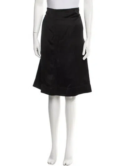 Pre-owned Totême Midi Length Skirt W/ Tags In Black