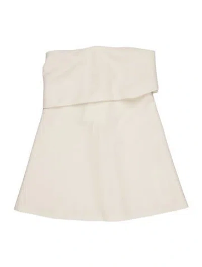 Pre-owned Totême Midi Length Skirt W/ Tags In White
