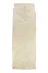 Totême Toteme Midi Skirt In White
