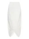 Totême Midi Skirt In White