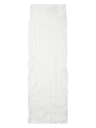 Totême Toteme Midi Sweater-style Skirt In White