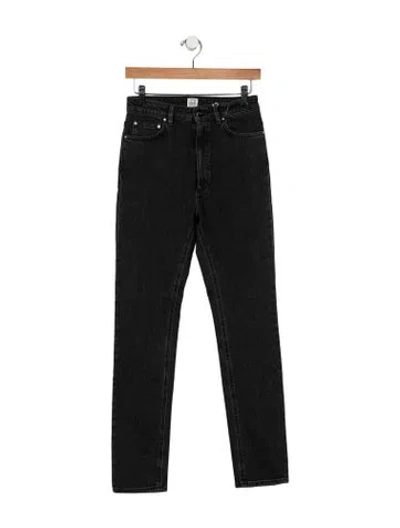 Pre-owned Totême Mid-rise Skinny Leg Jeans W/ Tags In Black